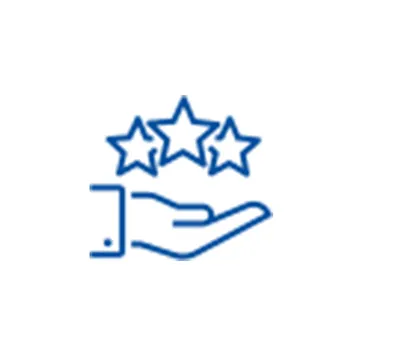 Satisfied customer icon